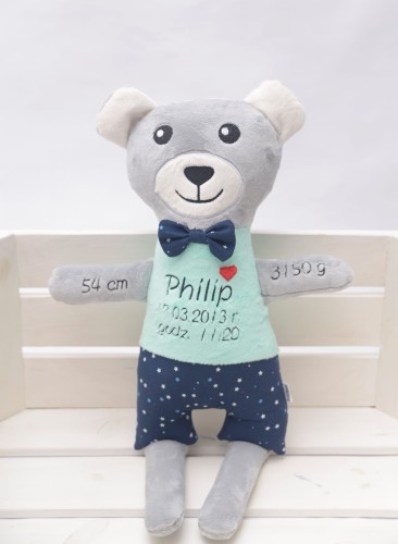 Metryczka Gwiezdny  Miś w bluzeczce