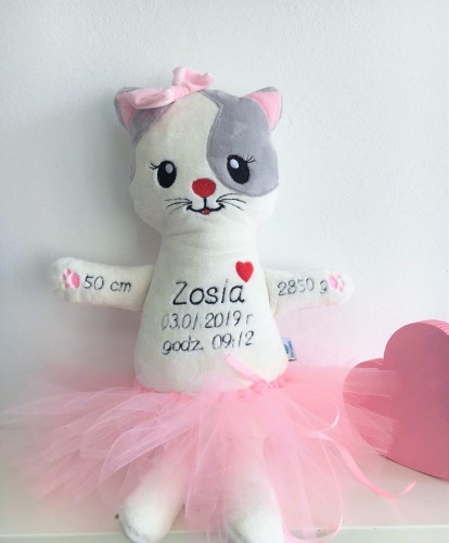 Metryczka  KREMOWY Kotek vol II