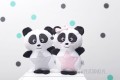 Pani Panda, miś z personalizacją, pluszak z imieniem, maskotka z haftem