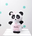 Pani Panda, miś z personalizacją, pluszak z imieniem, maskotka z haftem