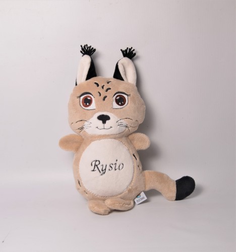 Ryś , maskotka, pluszak , miś z imieniem
