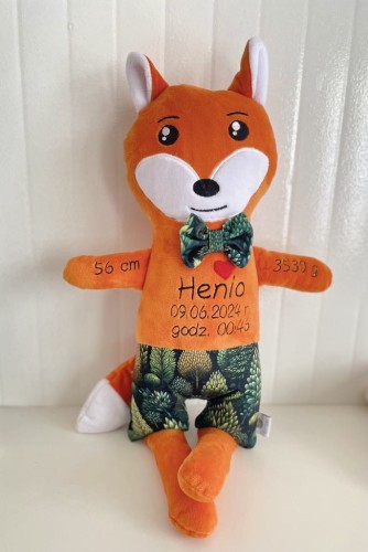 Metryczka Wzrostu Dziecka RUDY Lis